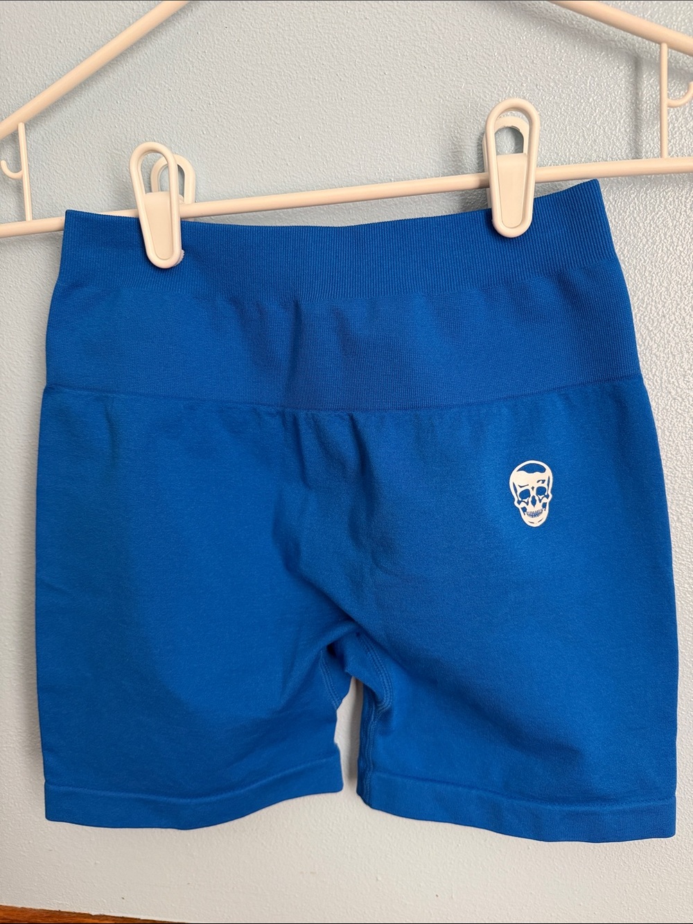 Gymreapers Infinity Seamless Shorts Azure Blue Size Small NWOT